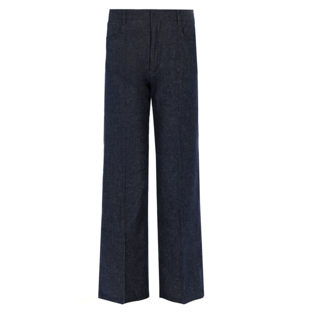S Max Mara Women Pantalone In Denim "Abete"